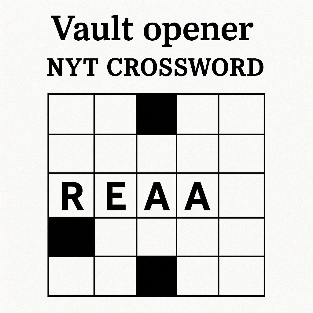 Vault Opener NYT Crossword