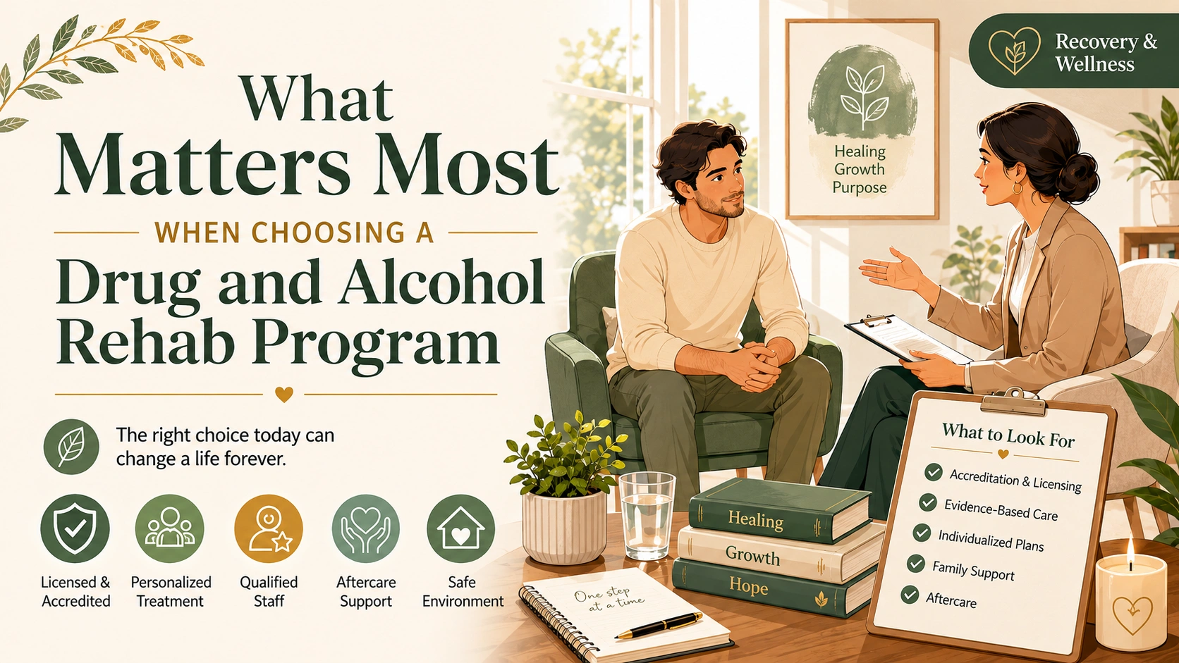 What Matters Most When Choosing a Drug and Alcohol Rehab Program